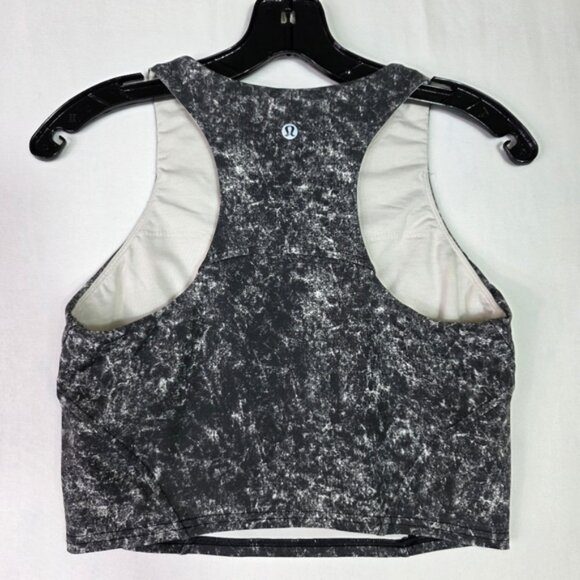 Lululemon Invigorate Training Tank Top Denim Wash Print White Opal Multi - Picture 2 of 4